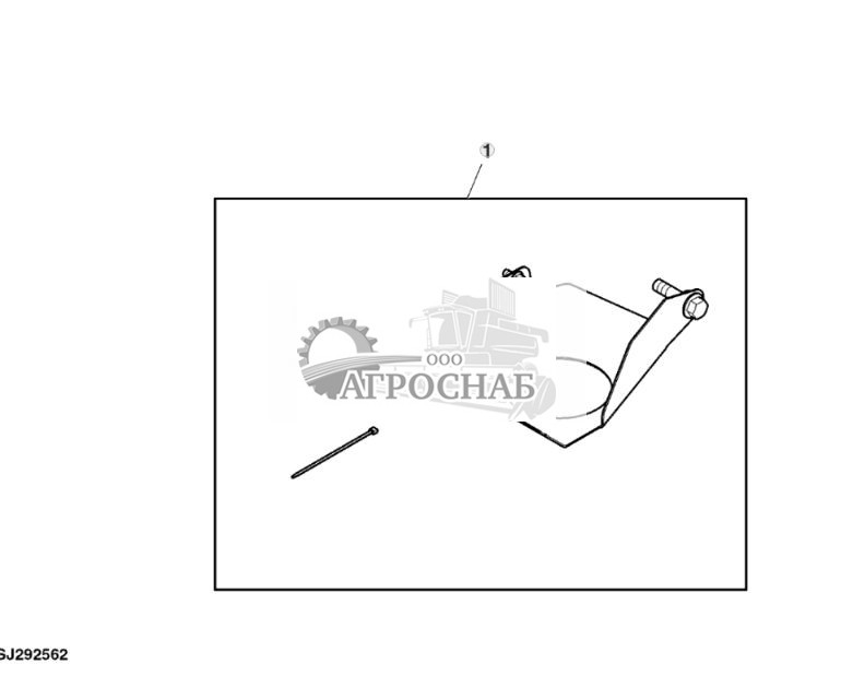 Навесное оборудование, ограждение фильтра гидравлического масла - ST775256 423.jpg
